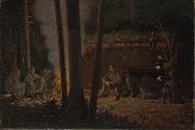 Winslow Homer In Front of Yorktown Germany oil painting artist